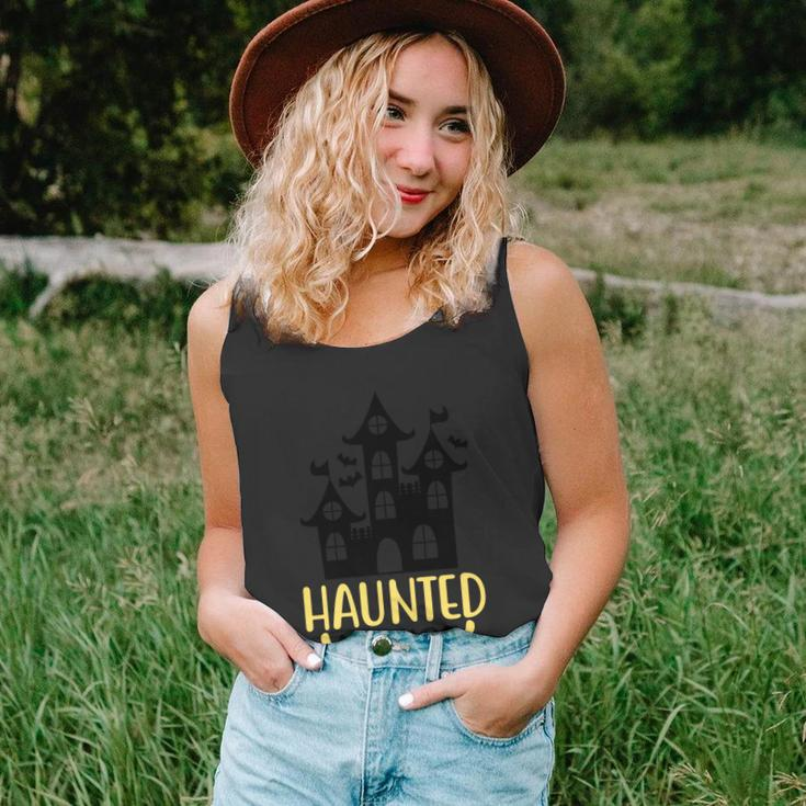 Haunted House Funny Halloween Quote Unisex Tank Top