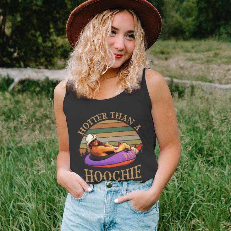 Hotter Than A Hoochie Coochie Daddy Vintage Retro Country Music Unisex Tank Top