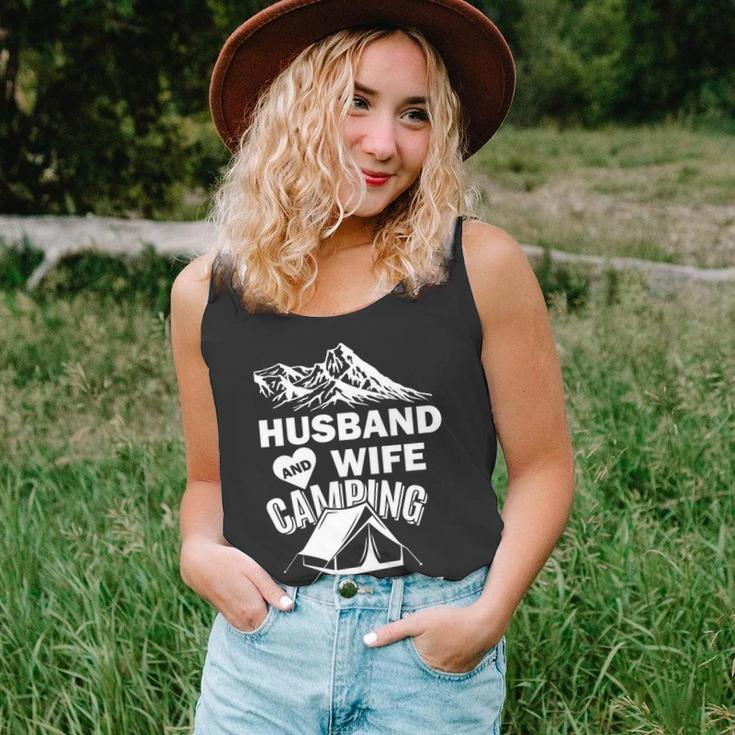 Husband And Wife Camping Partners For Life Tshirt Unisex Tank Top