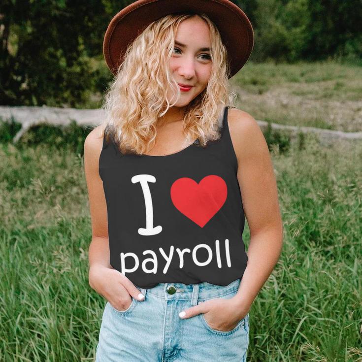 I Heart Payroll Unisex Tank Top