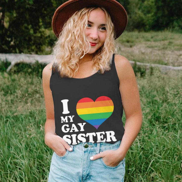 I Love My Gay Sister Lgbt Pride Month Unisex Tank Top