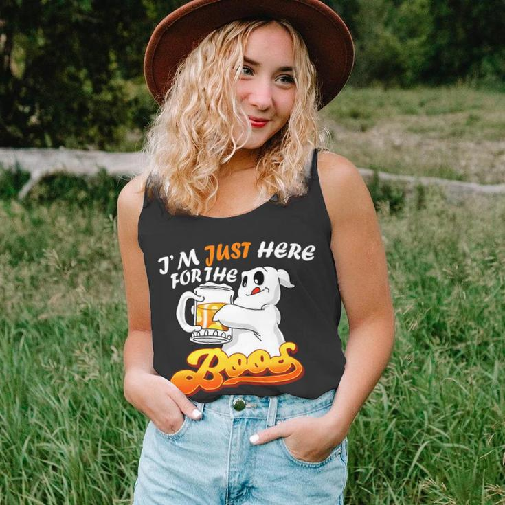 Im Just Here For The Boos Fun Halloween Tshirt Unisex Tank Top