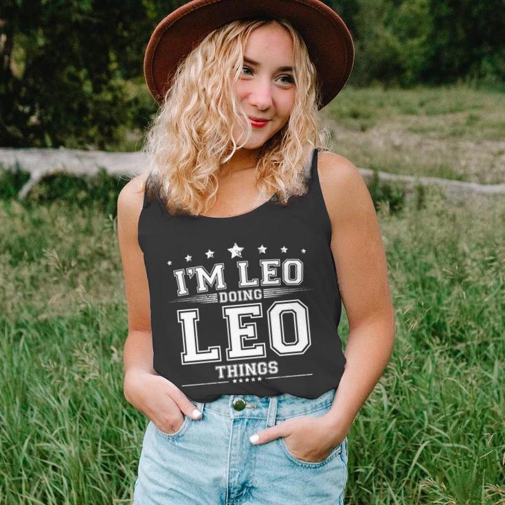 Im Leo Doing Leo Things Unisex Tank Top