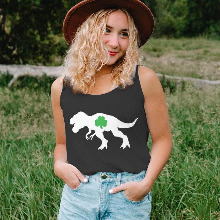 Irish Clover T-Rex Tshirt Unisex Tank Top