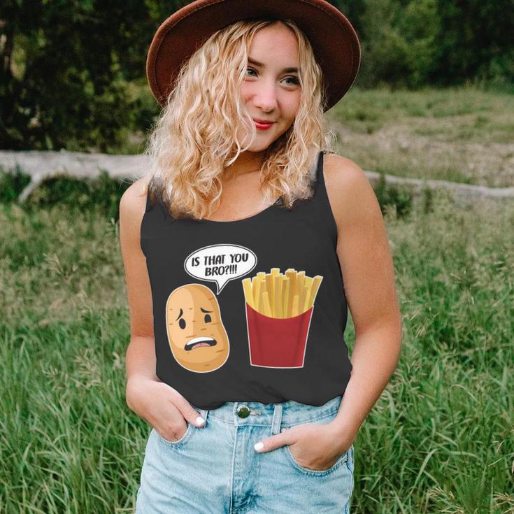 Is That You Bro Funny French Fries Unisex Tank Top