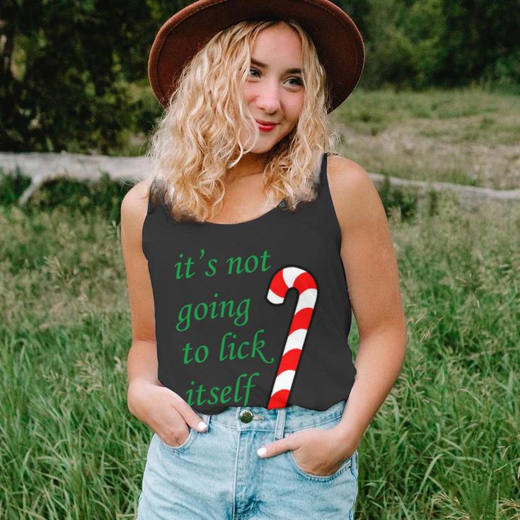 Its Not Going To Lick Itself Funny Naughty Christmas Tshirt Unisex Tank Top