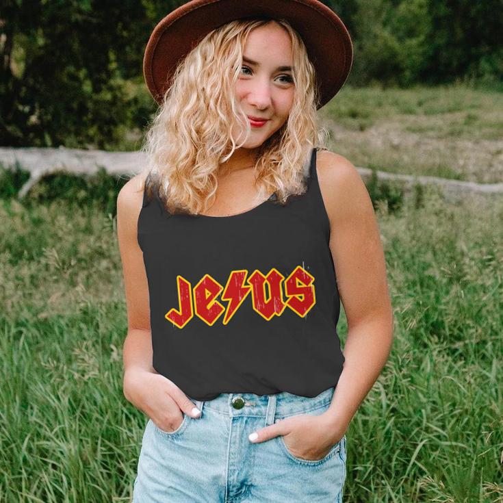 Jesus Rocks Logo Unisex Tank Top