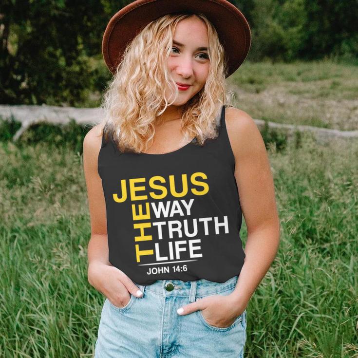 Jesus The Way Truth Life John 146 Tshirt Unisex Tank Top