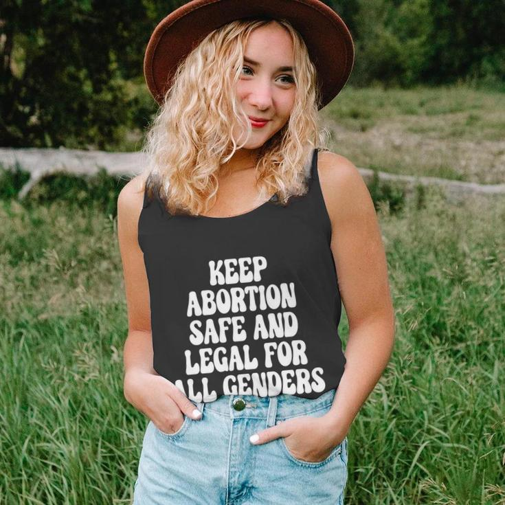 Keep Abortion Safe And Legal For All Genders Pro Choice Unisex Tank Top