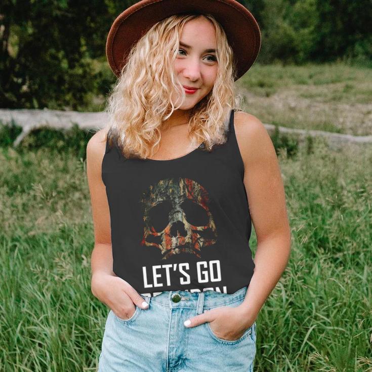 Lets Go Brandon American Grunge Skull Tshirt Unisex Tank Top