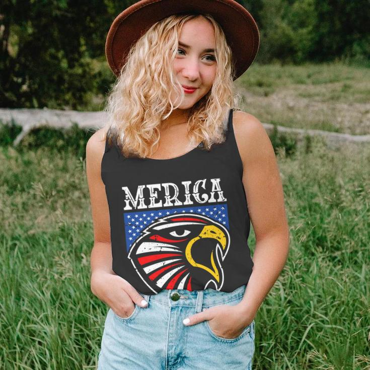 Merica 4Th Of July American Flag Bald Eagle Mullet 4Th July Gift Unisex Tank Top