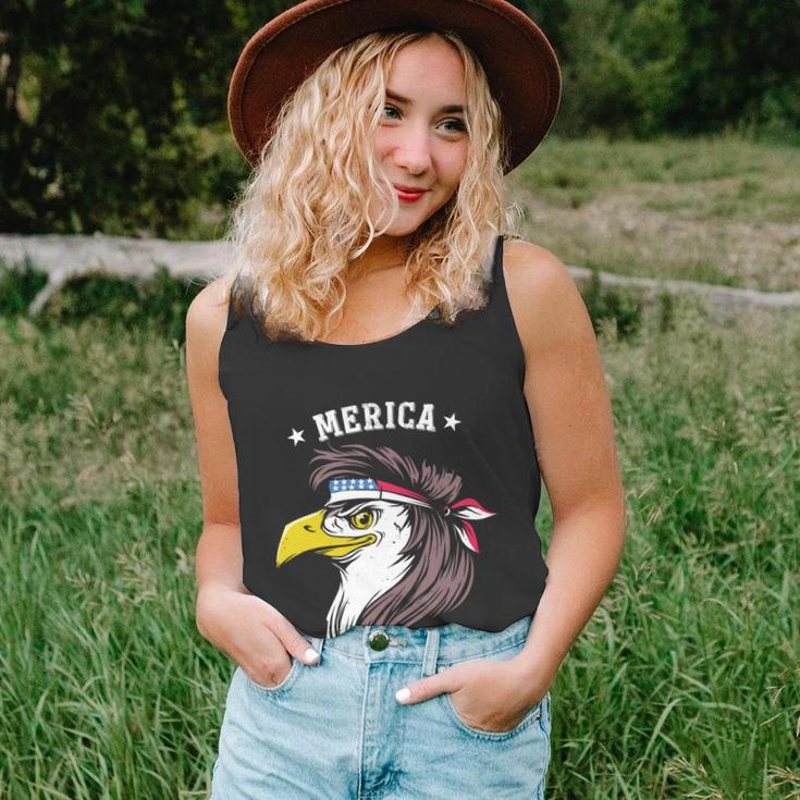 Merica Funny Gift Funny Eagle Mullet Funny Gift 4Th Of July Funny Gift Patriotic Unisex Tank Top