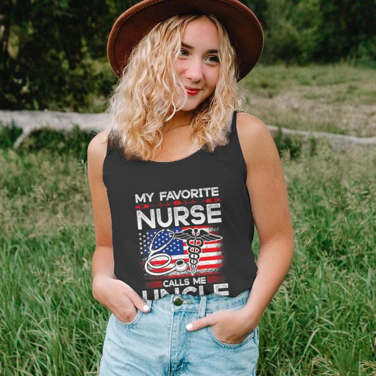 My Favorite Nurse Calls Me Uncle Funny 4Th Of July Unisex Tank Top
