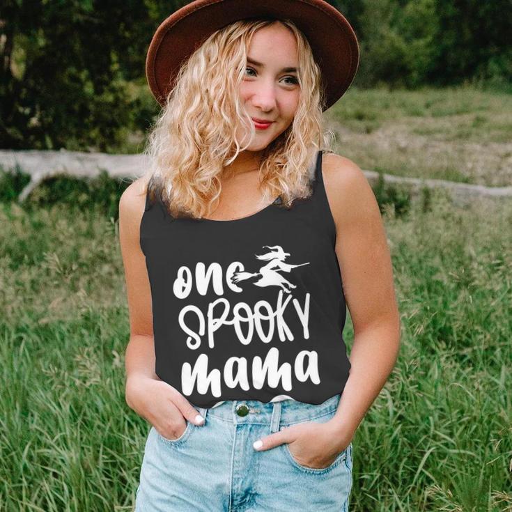 One Spooky Mama Halloween Quote V3 Unisex Tank Top