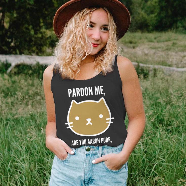 Pardon Me Are You Aaron Purr Sir Unisex Tank Top