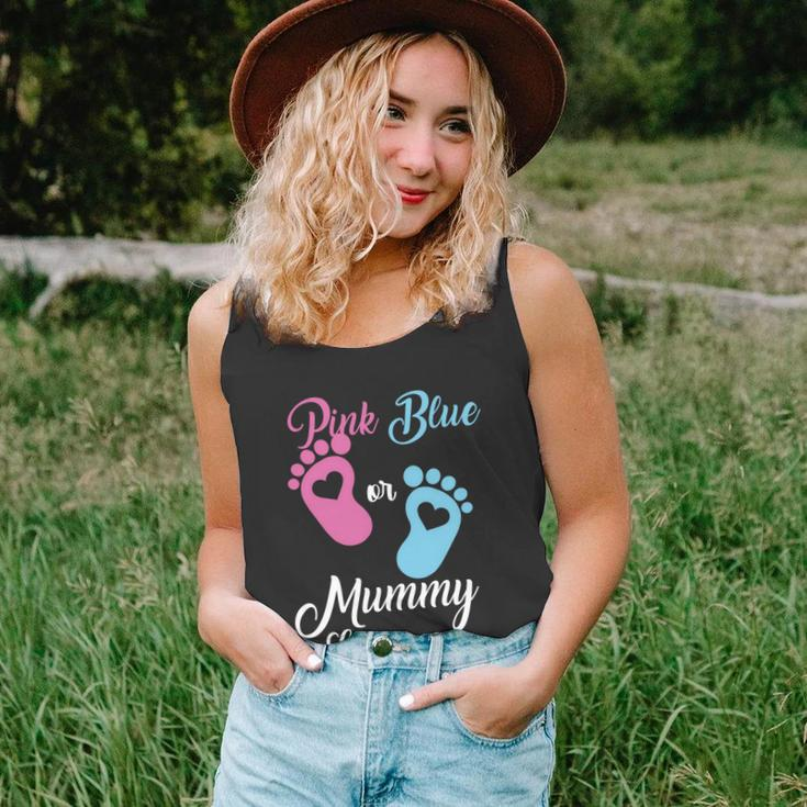 Pink Or Blue Mummy Loves You Gift Unisex Tank Top
