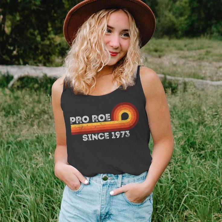 Pro Roe Retro Vintage Since 1973 Womens Rights Feminism Unisex Tank Top
