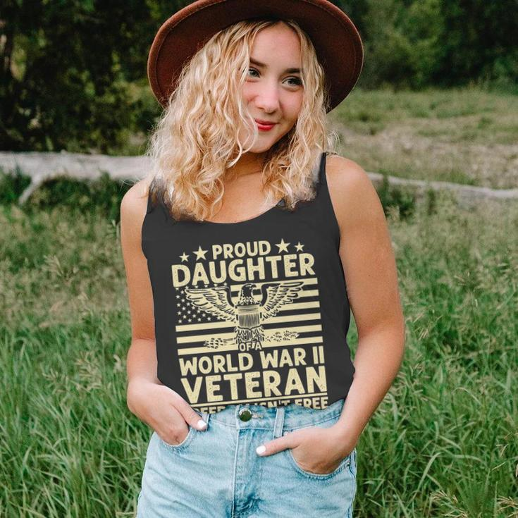 Proud Daughter Of A World War Ii Veteran Freedom Png Unisex Tank Top