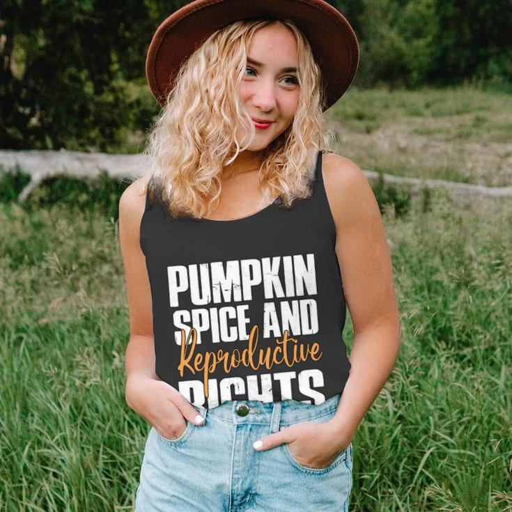 Pumpkin Spice And Reproductive Rights Feminist Fall Gift Unisex Tank Top
