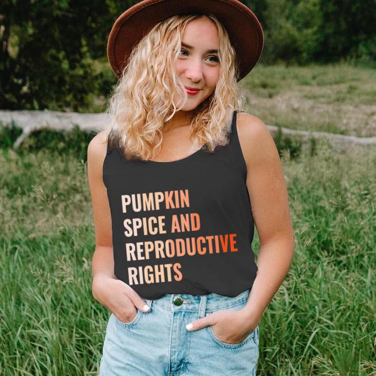 Pumpkin Spice Reproductive Rights Funny Gift Feminist Pro Choice Gift Unisex Tank Top