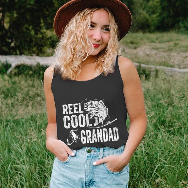 Reel Cool Grandad Fishing Funny Fathers Day Unisex Tank Top