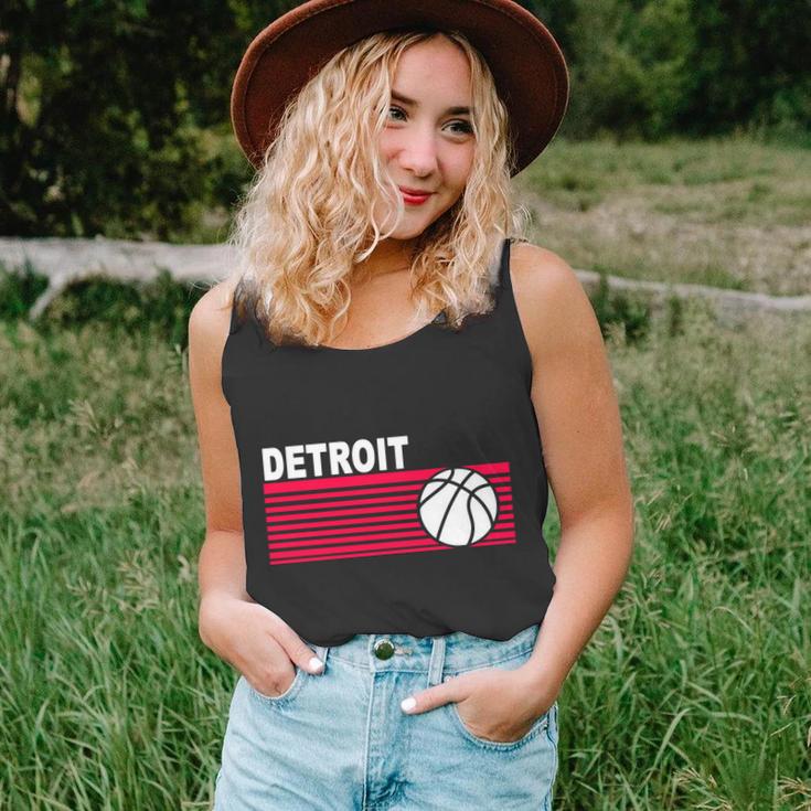 Retro Detroit Basketball Classic Logo Unisex Tank Top