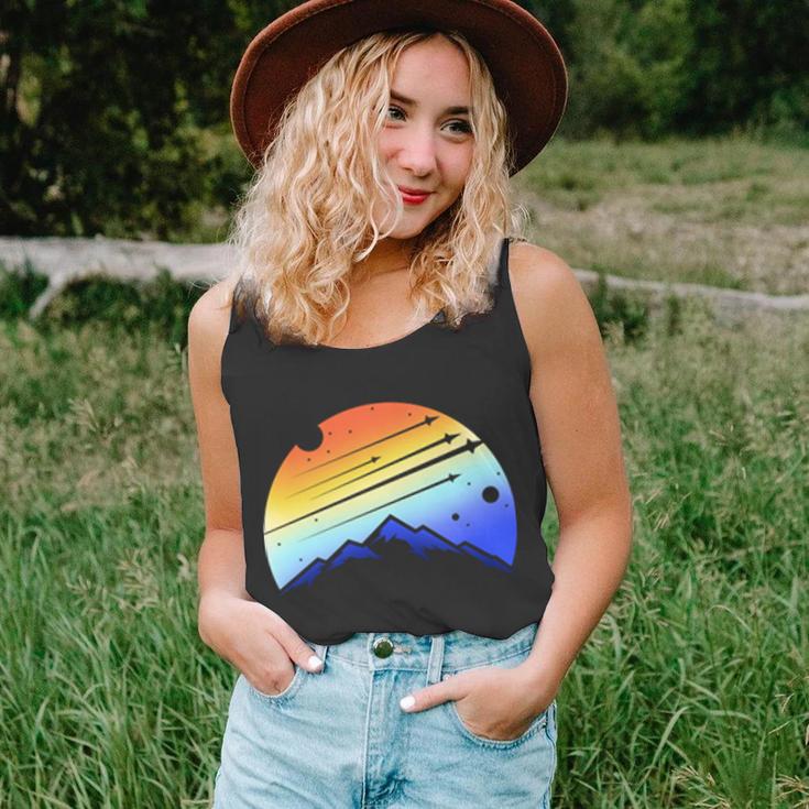 Retro Mountain Stars Unisex Tank Top