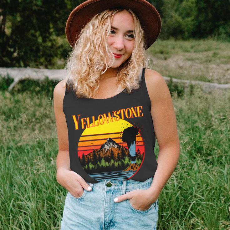 Retro Yellowstone National Park Tshirt Unisex Tank Top