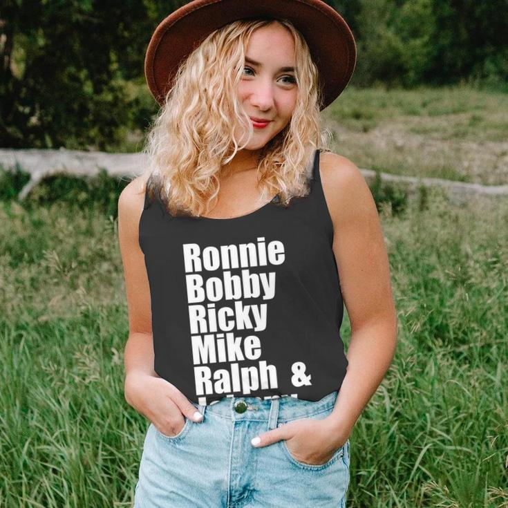 Ronnie Bobby Ricky Mike Ralph And Johnny Tshirt V2 Unisex Tank Top