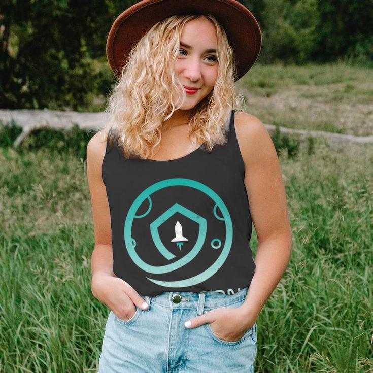 Safemoon Cryptocurrency Logo With Name Unisex Tank Top