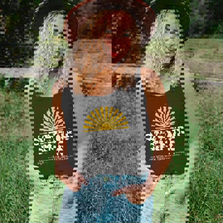 Save Your Skin Melanoma Awareness Unisex Tank Top Save Your Skin Melanoma Awareness Unisex Tank Top