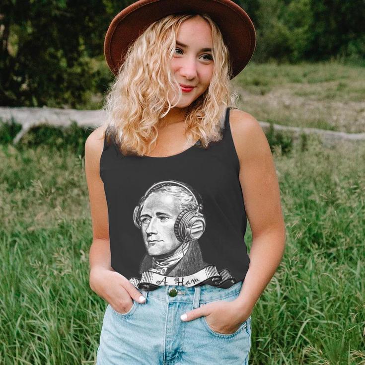 Secretary Alexander Hamilton A Ham Headphones Tshirt Unisex Tank Top