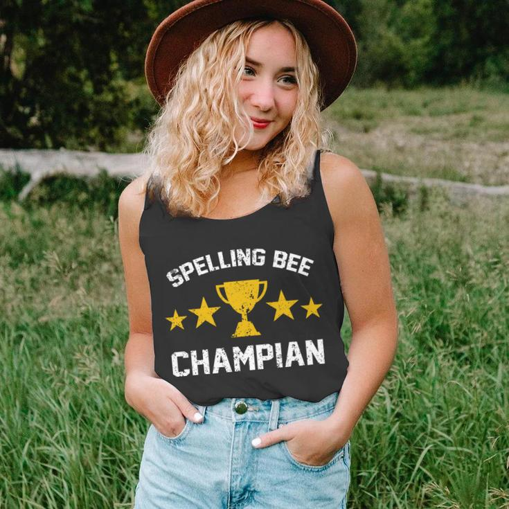 Spelling Bee Champian Funny Unisex Tank Top