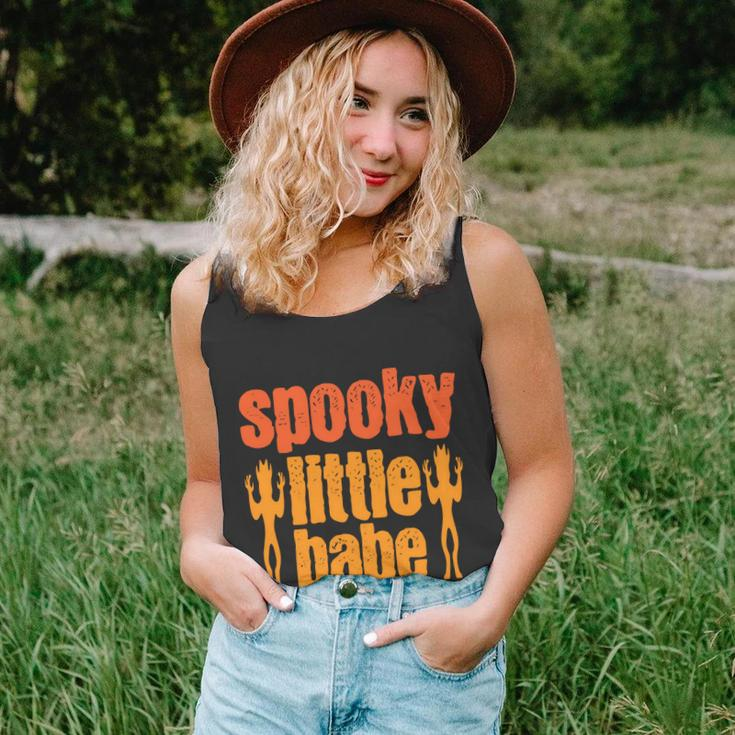 Spooky Little Babe Halloween Quote Unisex Tank Top