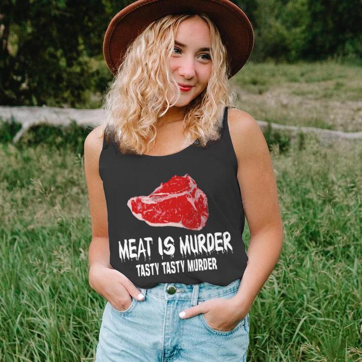 Tasty Meat Is Murder Unisex Tank Top