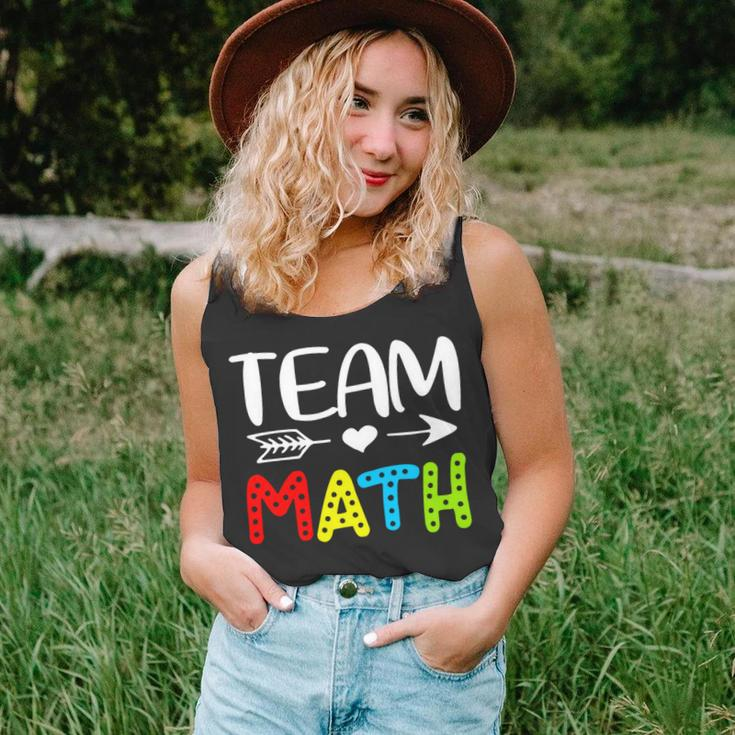 Team Math- Math Teacher Back To School Unisex Tank Top
