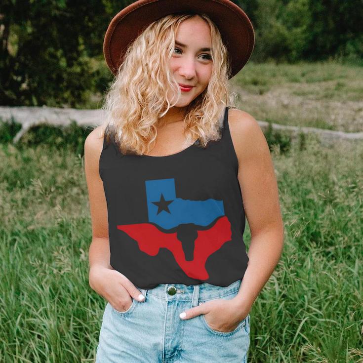 Texas Flag Longhorn Logo Unisex Tank Top