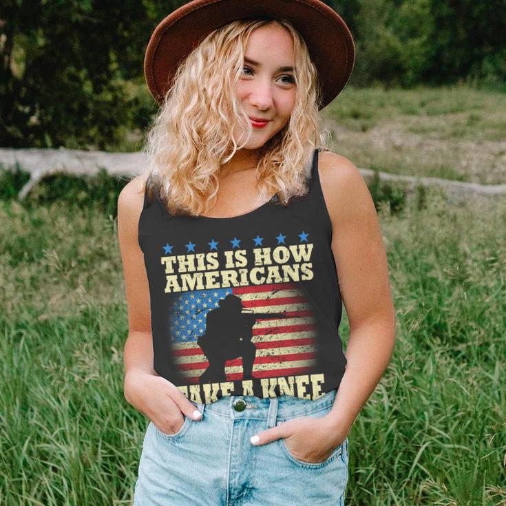 This Is How Americans Take A Knee Unisex Tank Top