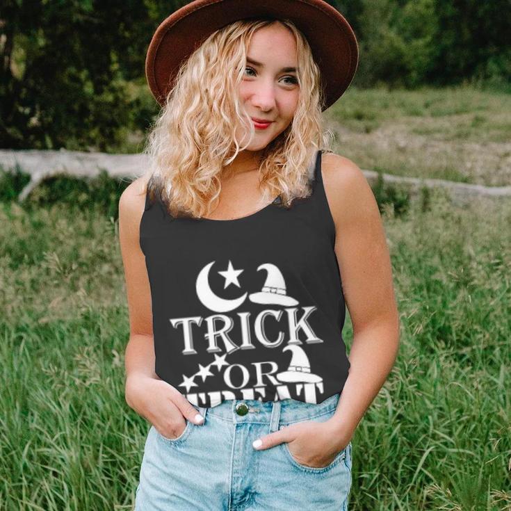 Trick Or Treat Funny Halloween Quote Unisex Tank Top