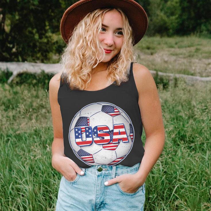 Usa Soccer Team Ball Unisex Tank Top