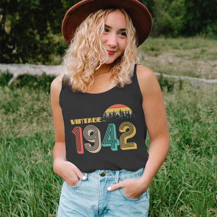 Vintage 1942 Sun Wilderness 80Th Birthday Unisex Tank Top