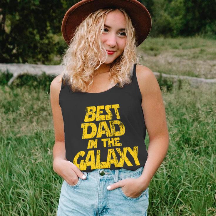 Vintage Best Dad In The Galaxy Unisex Tank Top