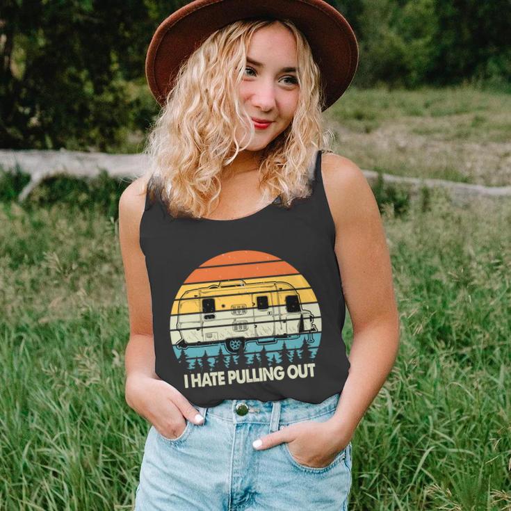 Vintage I Hate Pulling Out Camping Tshirt Unisex Tank Top