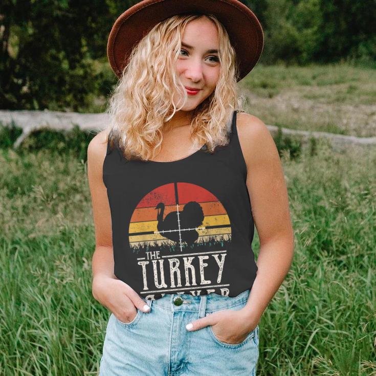 Vintage Sunset Retro Style Turkey Hunting Turkey Slayer Unisex Tank Top