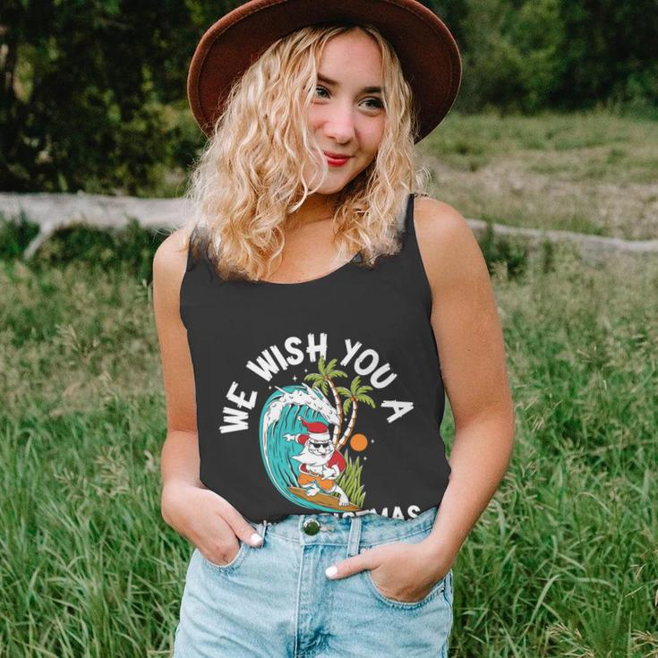 We Wish You A Beachy Christmas In July Unisex Tank Top