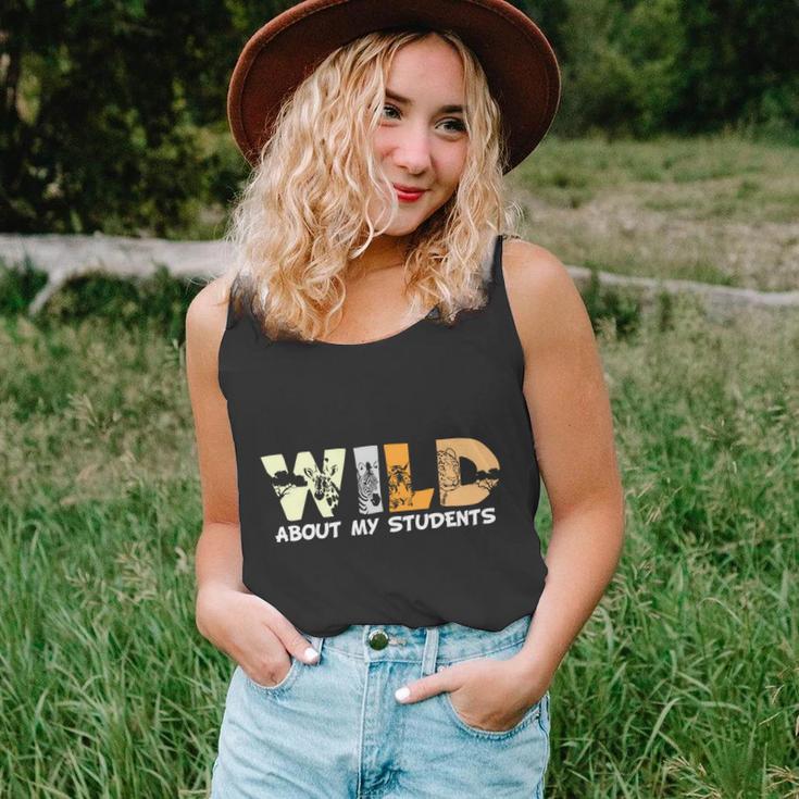 Wild About My Students Proud Teacher Graphic Plus Size Shirt For Teacher Female Unisex Tank Top