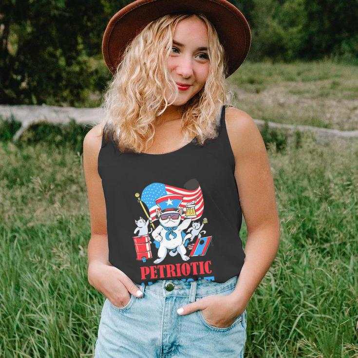 Y American Cat Funny 4Th Of July Unisex Tank Top
