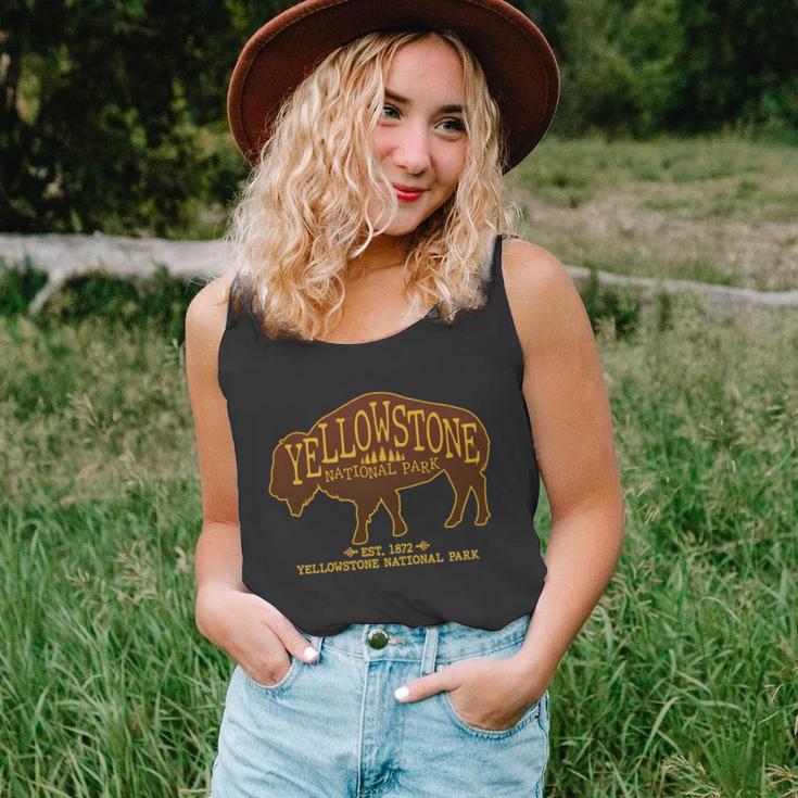 Yellowstone National Park Est 1872 Buffalo Logo Tshirt Unisex Tank Top