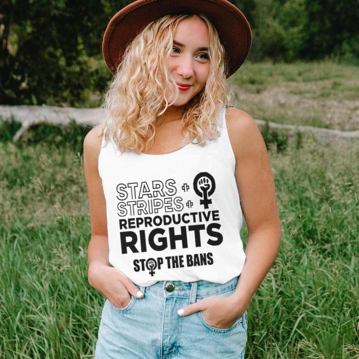 Stars Stripes Reproductive Rights Racerback Feminist Pro Choice My Body My Choice Tank Top