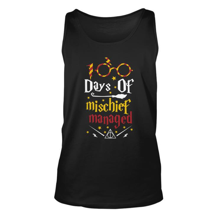 100 Days Of Mischief Managed 100Th Day Of School Unisex Tank Top